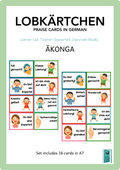 German Praise Cards | Lobkärtchen Ākonga