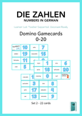 German Numbers | Domino 0-20