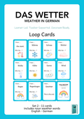 German Weather | Loop Cards (English-German)