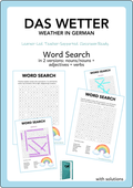 German Weather | Word Search