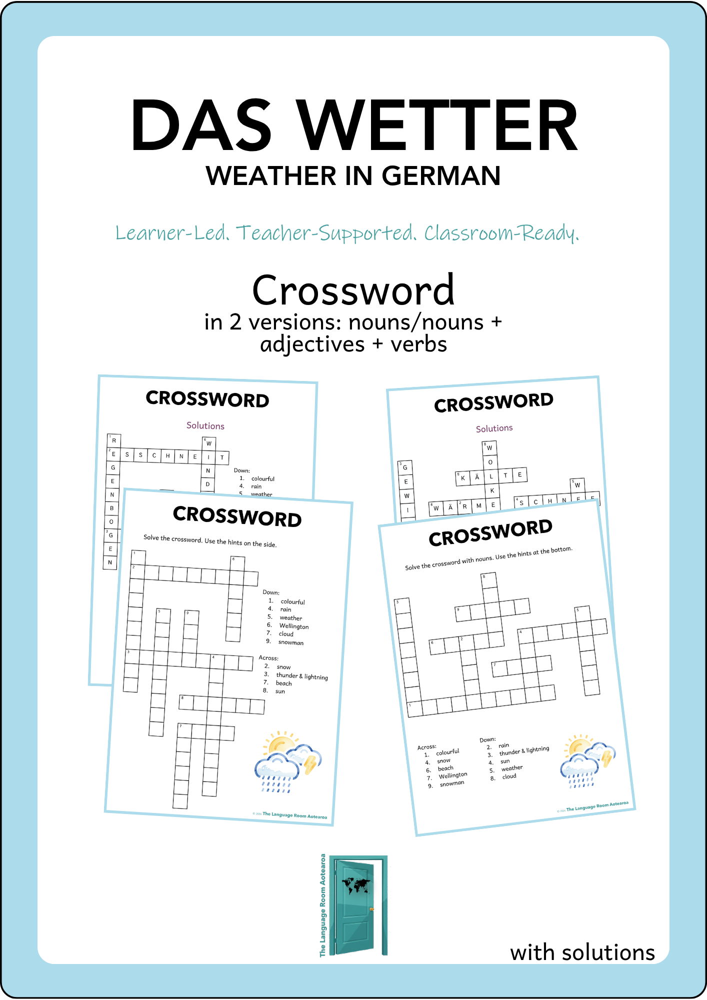 German Weather | Activities Bundle