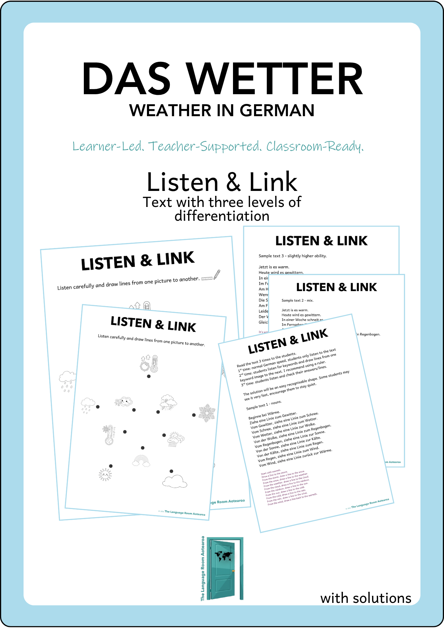 German Weather | Activities Bundle