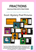 Maths Fractions | Mystery Pixel Pictures