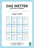 German Weather | Loop Cards (German-German)