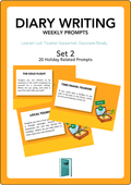 English | Diary Writing Prompts - Set 2
