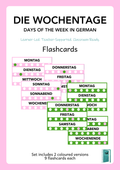 German Days of the week | Flashcards