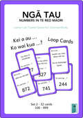 Te Reo Māori Ngā tau - Numbers | Loop Cards 100-1000