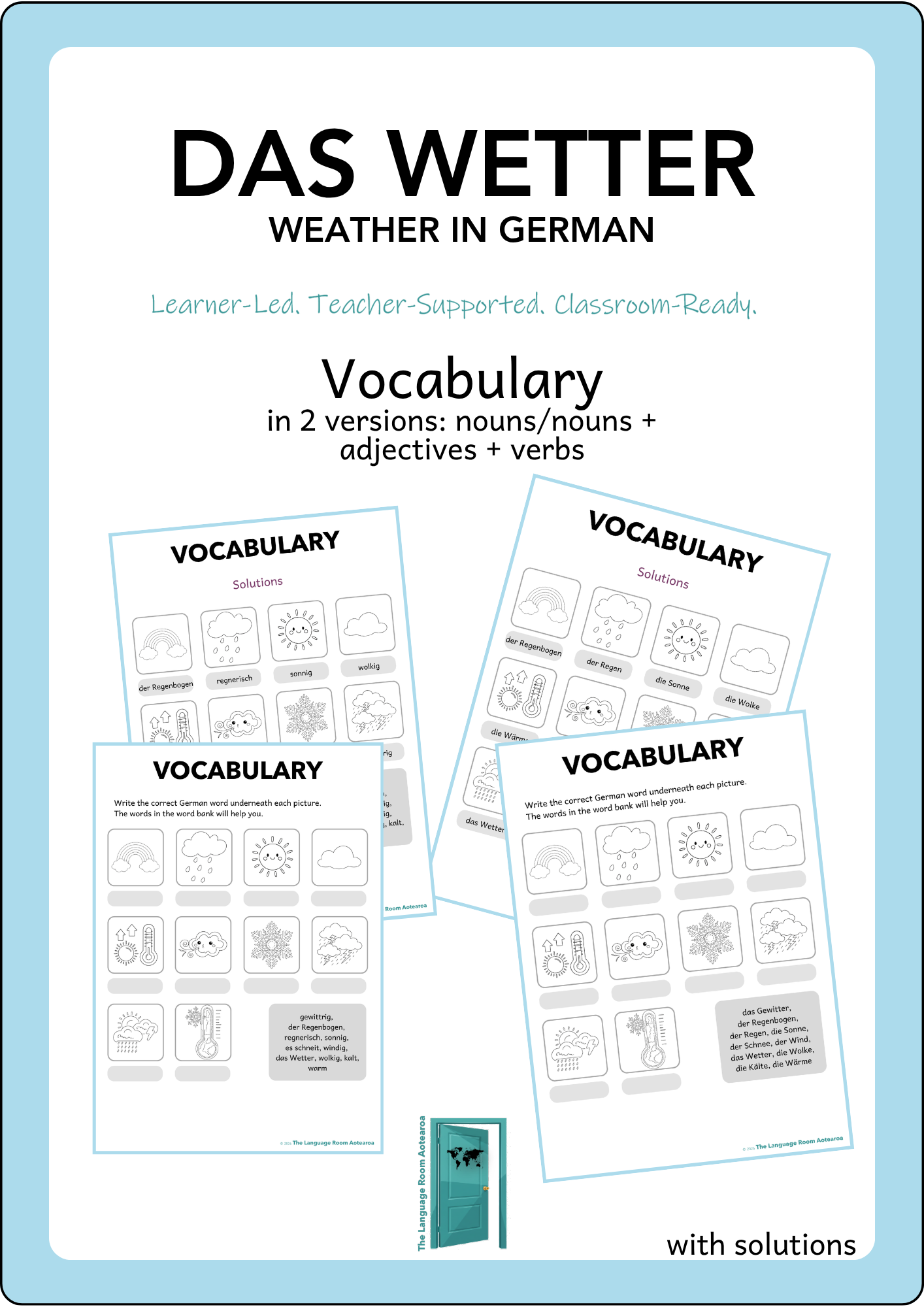 German Weather | New Words Bundle