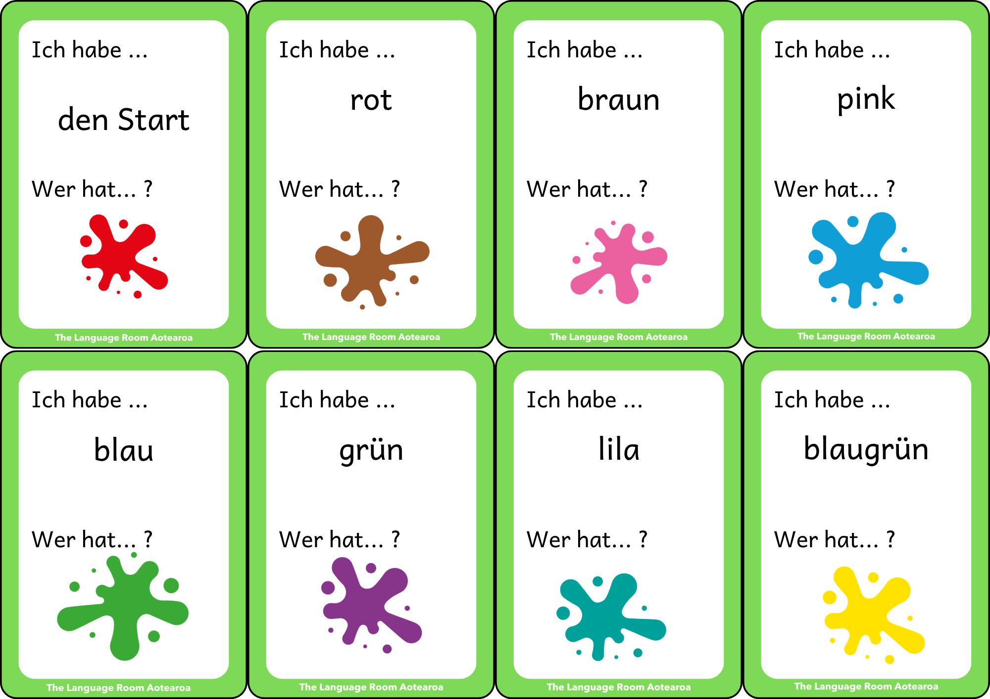German Colours | Loop Cards