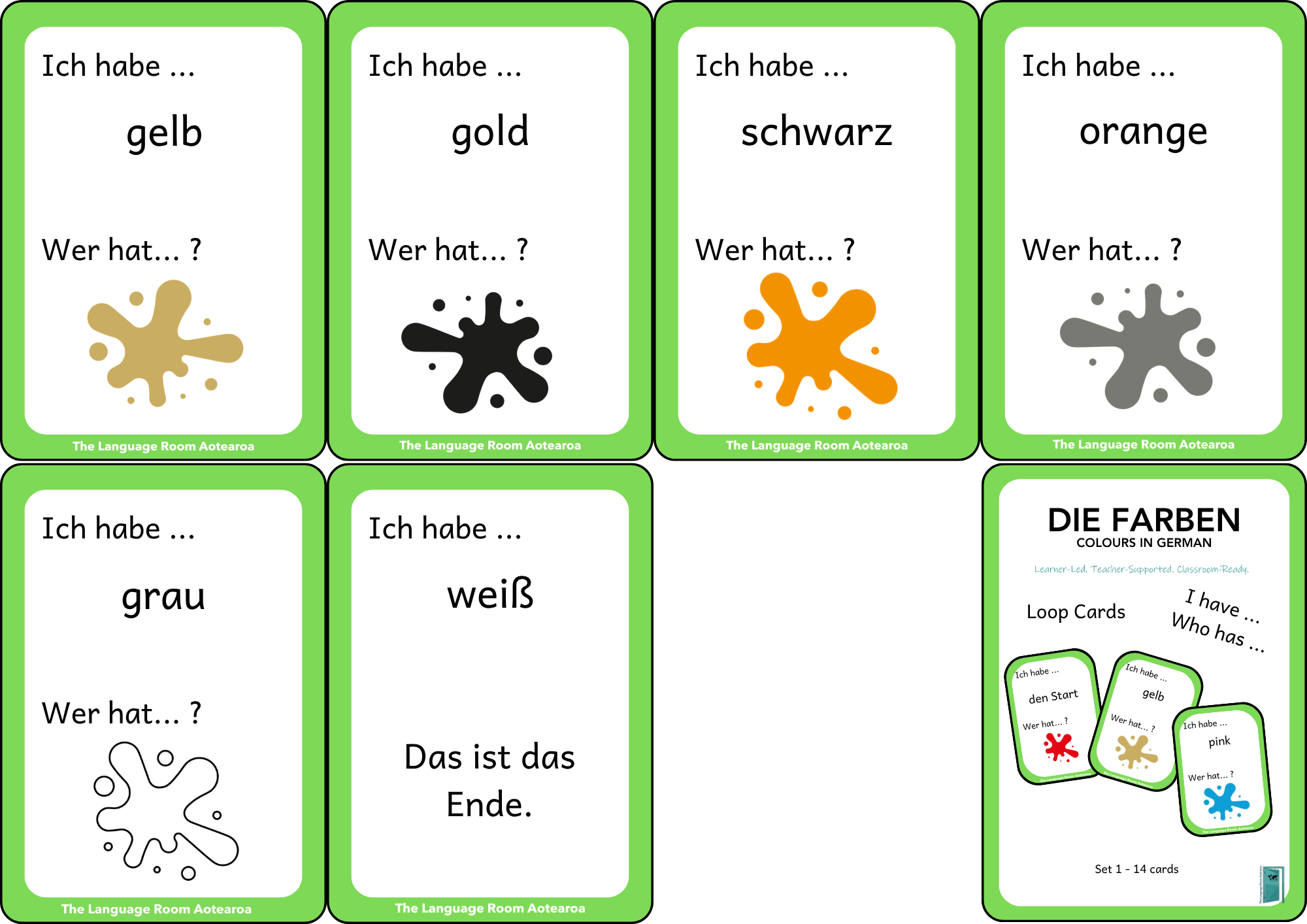German Colours | Loop Cards