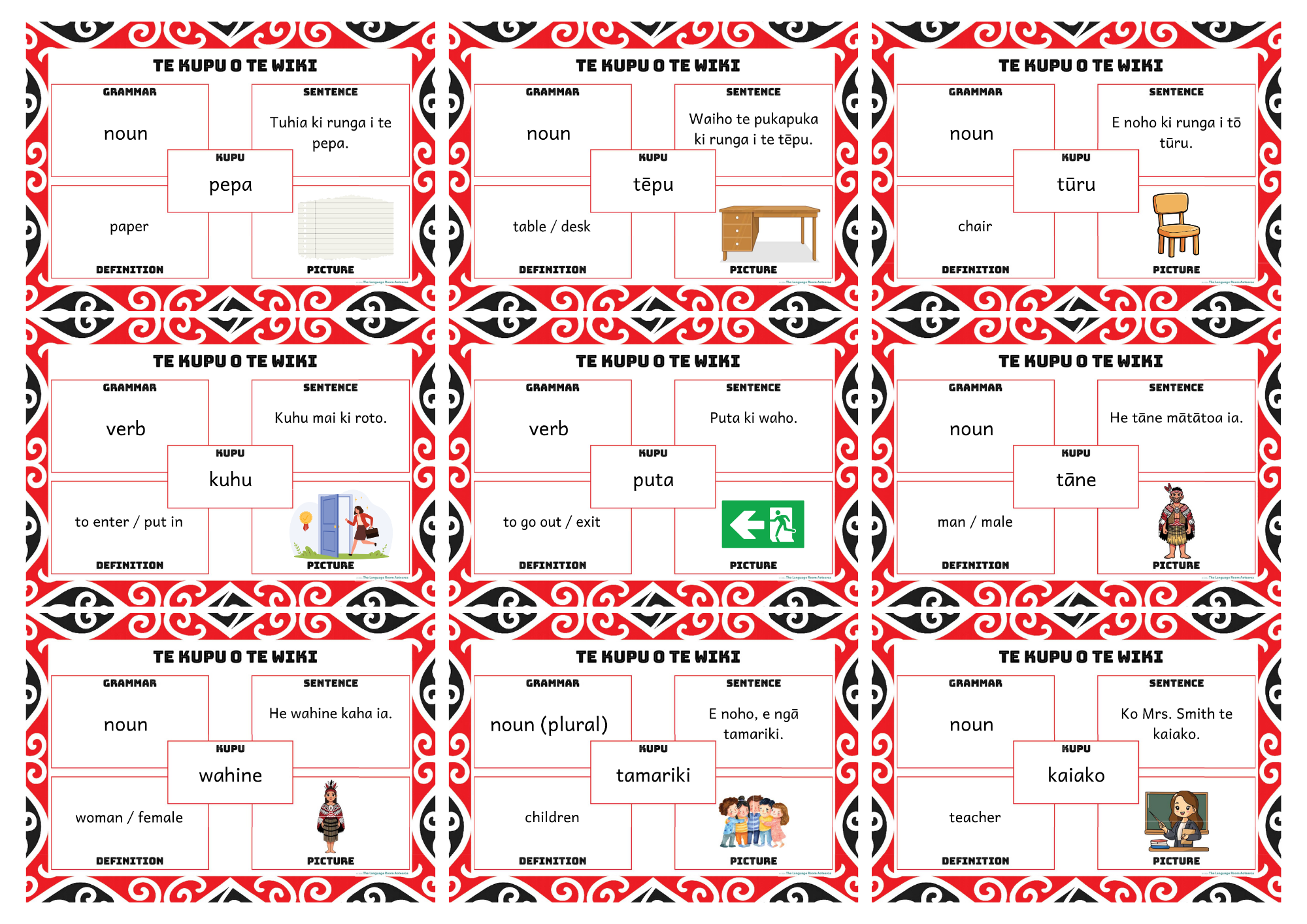 Te Reo Māori | Kupu o te wiki