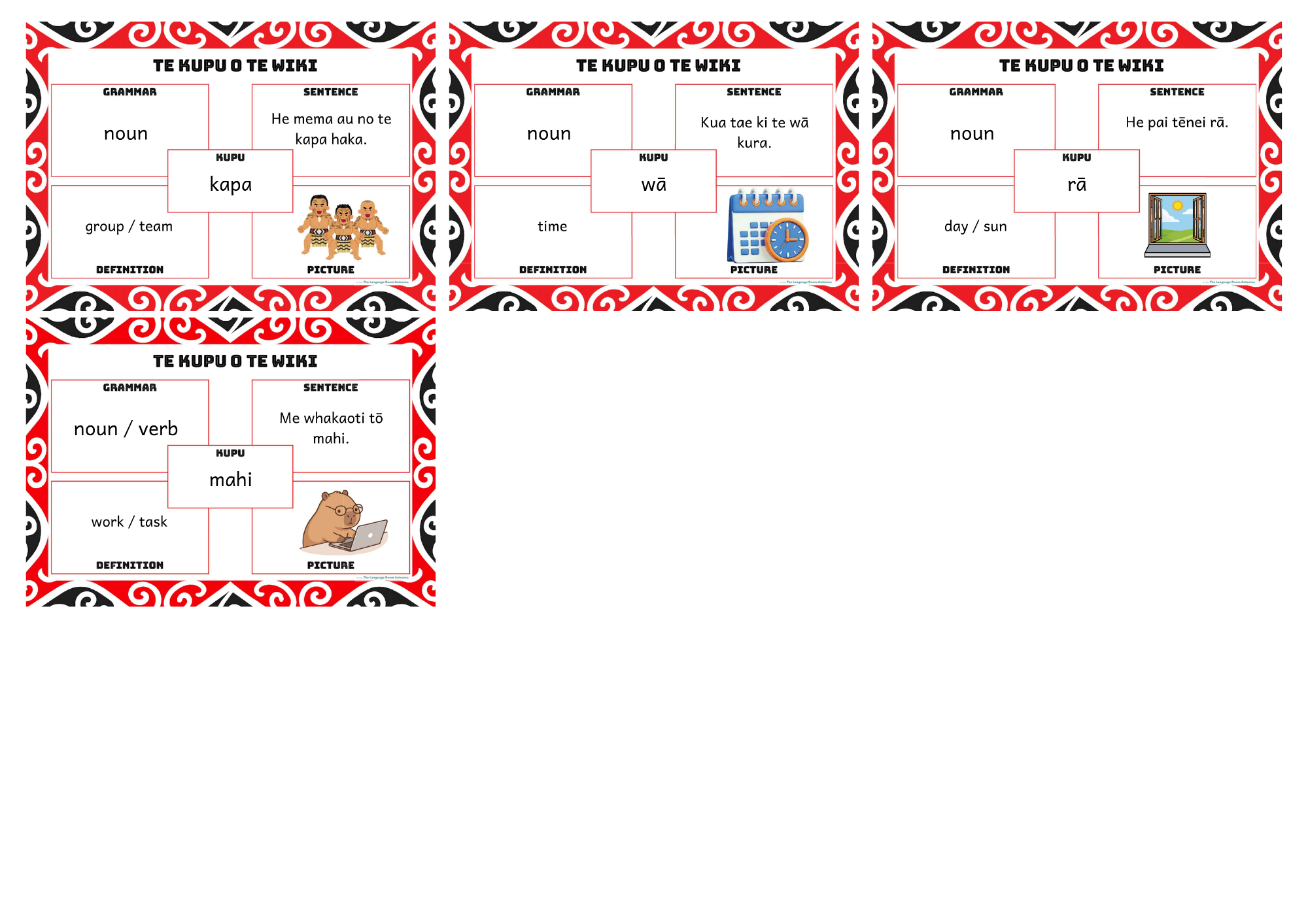 Te Reo Māori | Kupu o te wiki