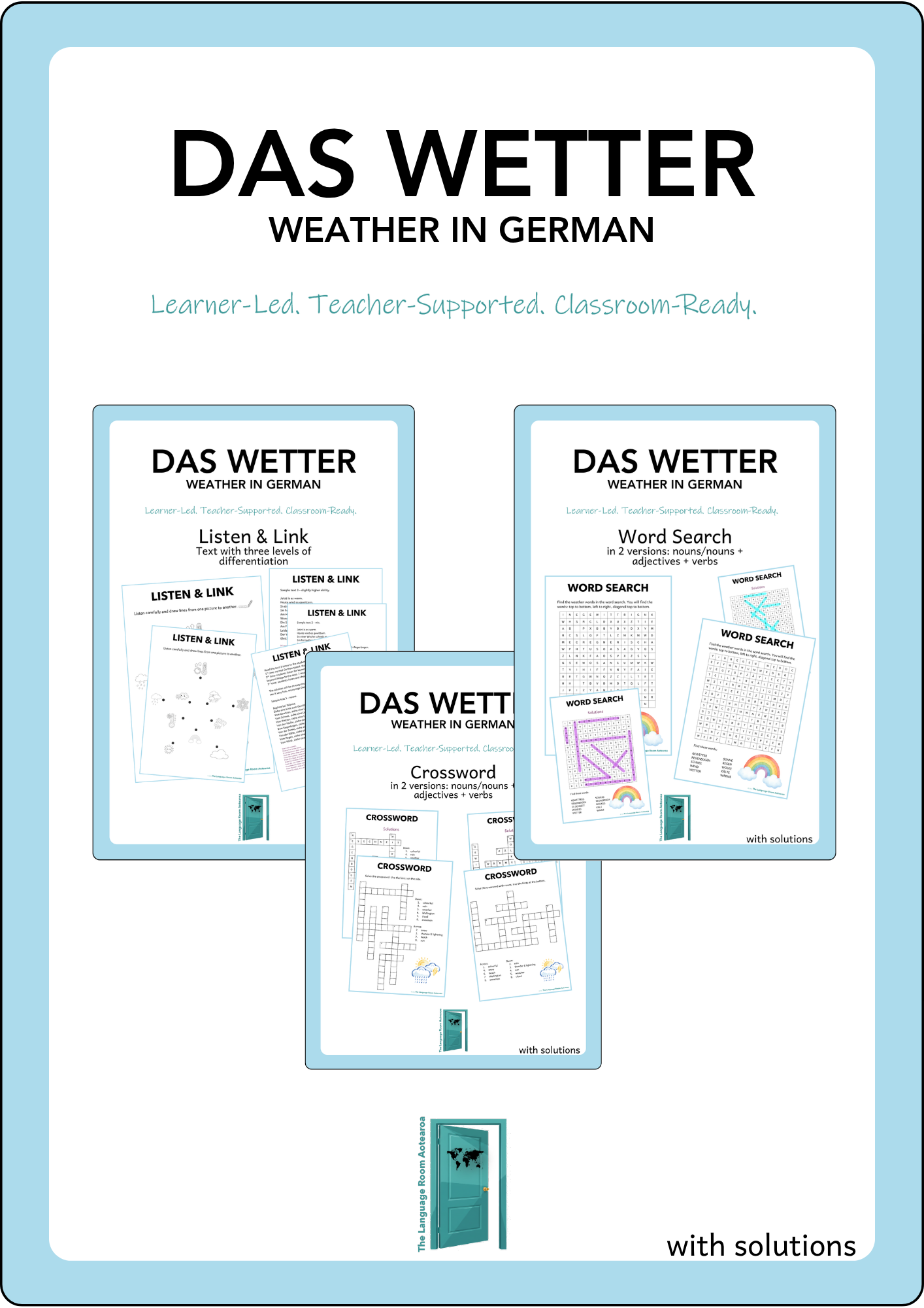 German Weather | Activities Bundle